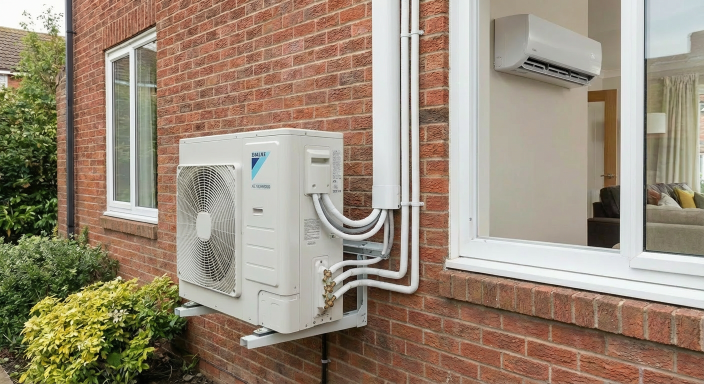 Multi-split airco met warmtepomp