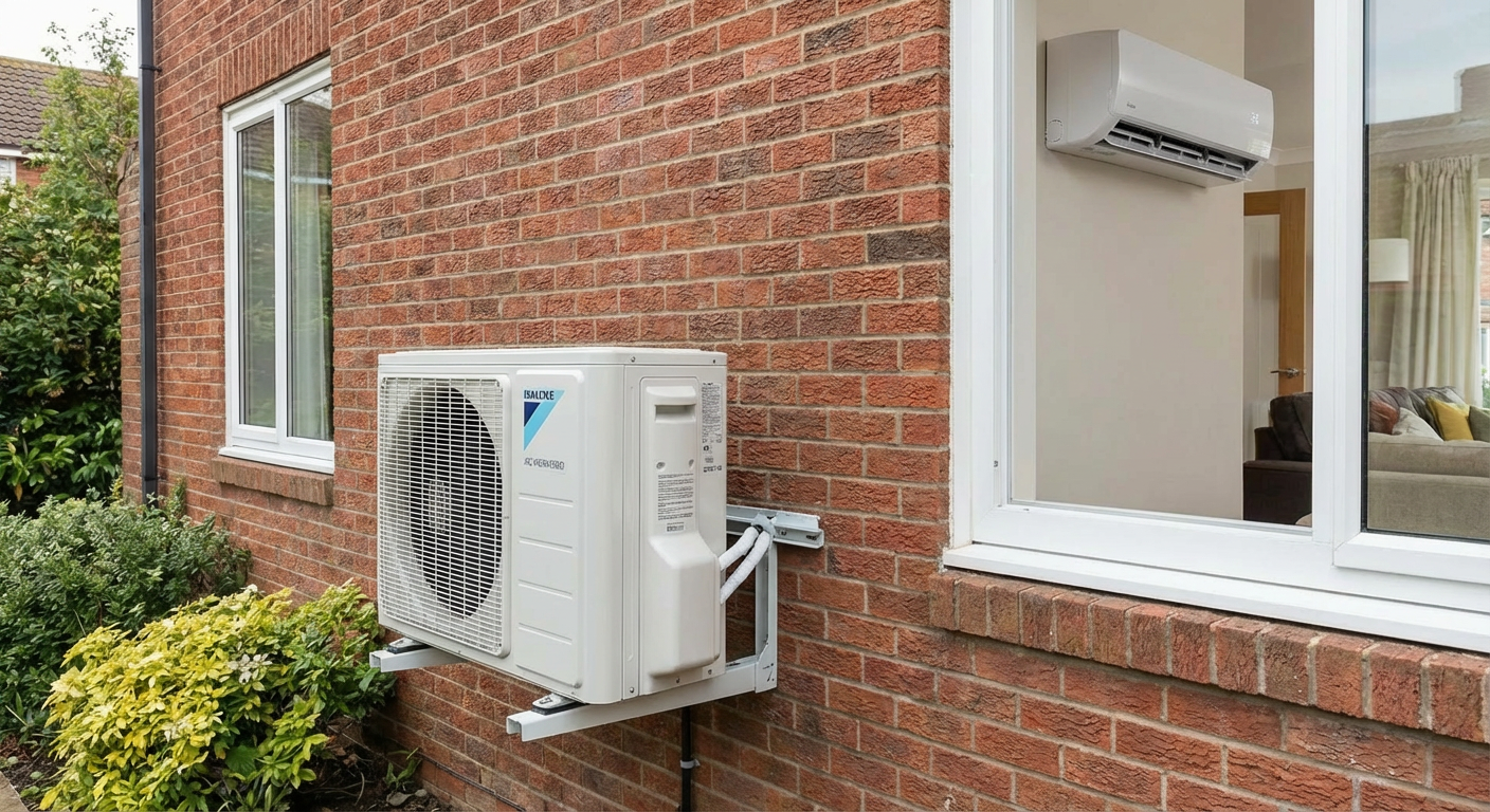 Single-split airco met warmtepomp